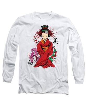 Geisha Long Sleeve T-Shirts