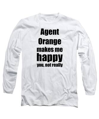 Agent Orange Long Sleeve T-Shirts