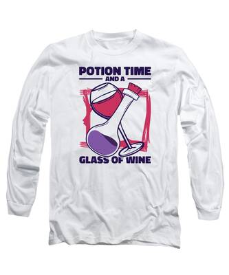 Wine Bottle Long Sleeve T-Shirts