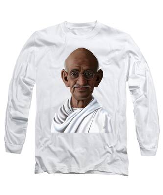 Mahatma Gandhi Long Sleeve T-Shirts