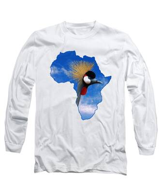 Red-crowned Crane Long Sleeve T-Shirts