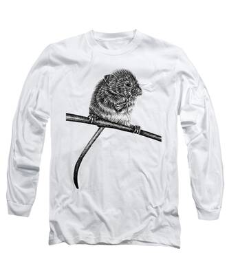 Eurasian Harvest Mouse Long Sleeve T-Shirts
