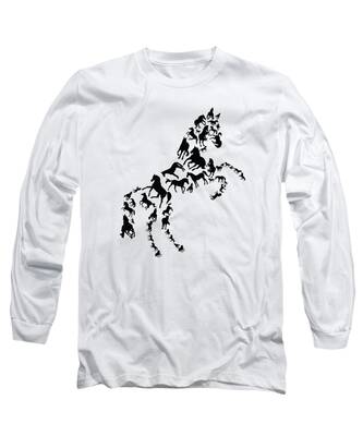 Horseback Long Sleeve T-Shirts