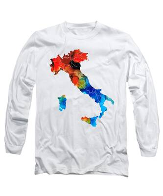 Italy Long Sleeve T-Shirts