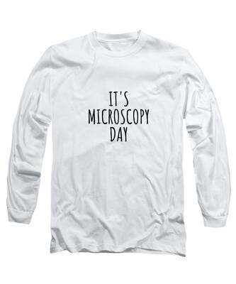 Microscopy Long Sleeve T-Shirts