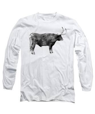 Black And White Cow Long Sleeve T-Shirts