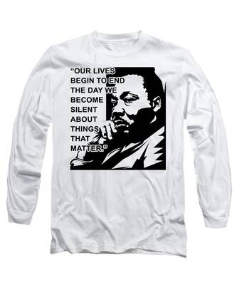 Dr. Martin Luther King Jr. Long Sleeve T-Shirts