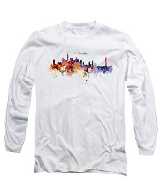 San Francisco Landmark Long Sleeve T-Shirts