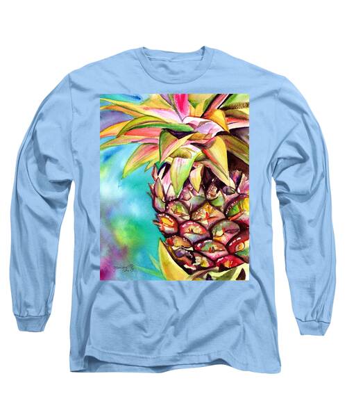 Oahu Pineapple Long Sleeve T-Shirts