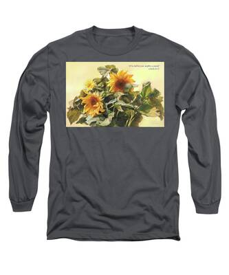 Sunflowers Long Sleeve T-Shirts