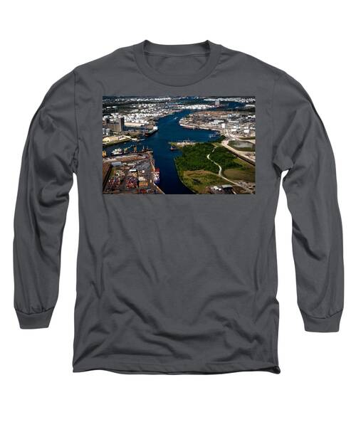 Houston Ship Channel Long Sleeve T-Shirts