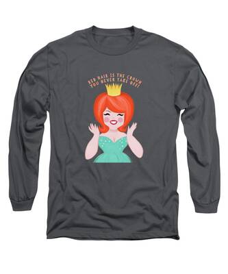 Red Hair Long Sleeve T-Shirts