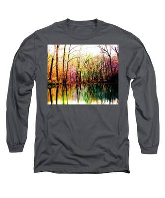 Yellow Scape Long Sleeve T-Shirts