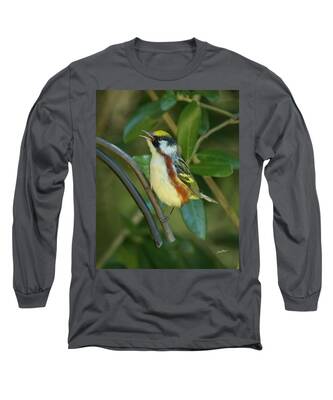 Chestnut-sided Warbler Long Sleeve T-Shirts