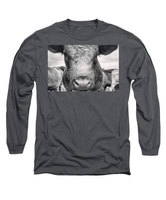 Black And White Long Sleeve T-Shirts