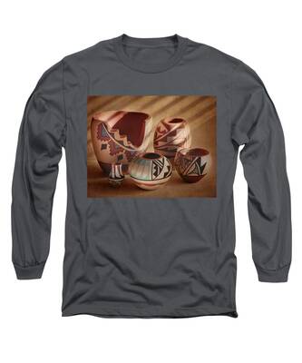 Indian Pottery Long Sleeve T-Shirts