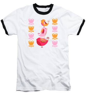 Orange Blossom Baseball T-Shirts