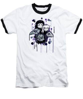 Dark Purple Baseball T-Shirts
