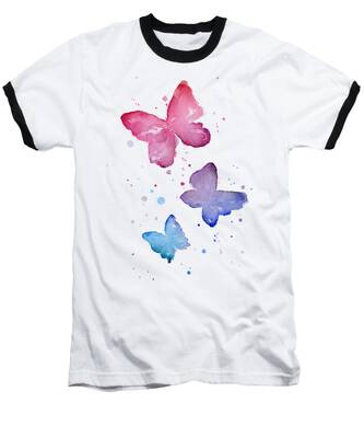 Butterfly Baseball T-Shirts
