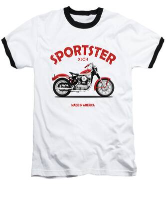 Harley Davidson Motorcycles Baseball T-Shirts