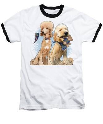 Standard Poodle Baseball T-Shirts