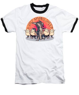 Sheep Dog Baseball T-Shirts