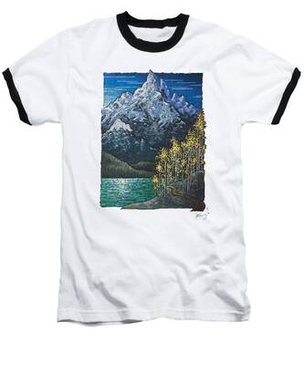 Colorado Autumn Landscapes Baseball T-Shirts