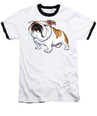 English Bulldog Baseball T-Shirts