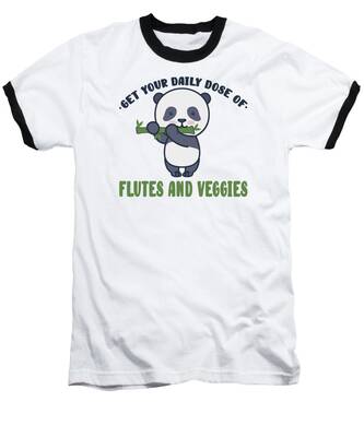 Flute Baseball T-Shirts