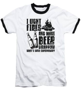 Forest Fire Baseball T-Shirts
