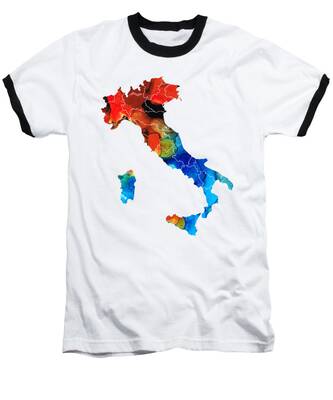 Amalfi Coast Baseball T-Shirts