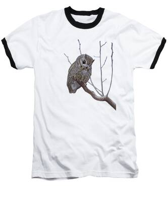 Bird On A Branch Baseball T-Shirts
