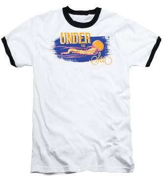 Jelly Fish Baseball T-Shirts