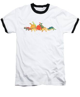 Dinosaurs Baseball T-Shirts