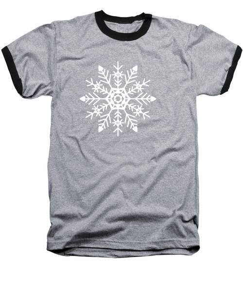 Snow Flake Baseball T-Shirts