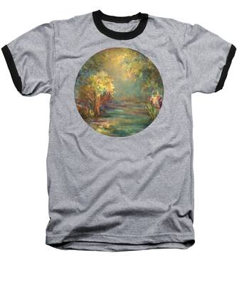Expressive Landscape Baseball T-Shirts