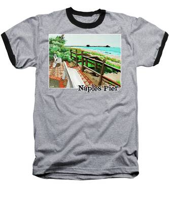 Naples Pier Baseball T-Shirts