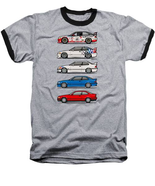 Classic Car Renderings Baseball T-Shirts