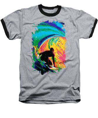 Surf Break Baseball T-Shirts