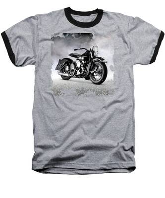 Harley Davidson Black And White Baseball T-Shirts