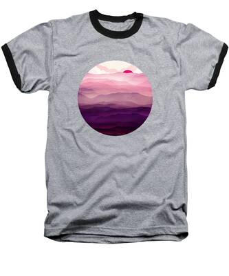 Pink Cloud Baseball T-Shirts