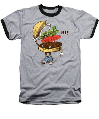 Burger Baseball T-Shirts