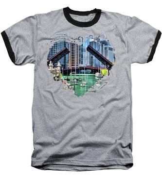 Chicago River Baseball T-Shirts