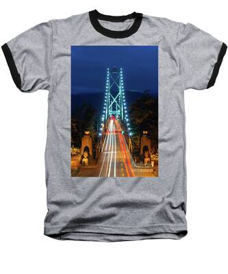 Lions Gate Bridge Baseball T-Shirts