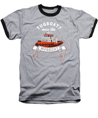 Tug Boat Baseball T-Shirts