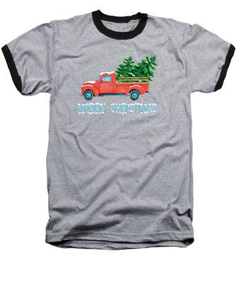 Red Truck Baseball T-Shirts