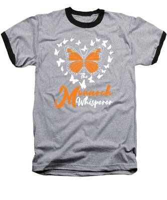 Colorful Butterfly Baseball T-Shirts