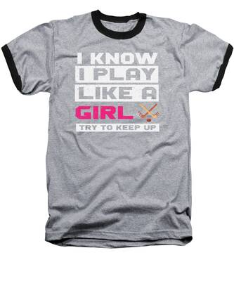 Female Athlete Baseball T-Shirts