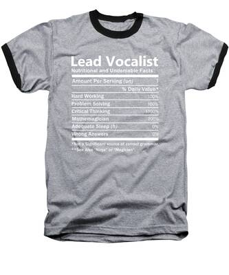 Lead Vocalist Baseball T-Shirts