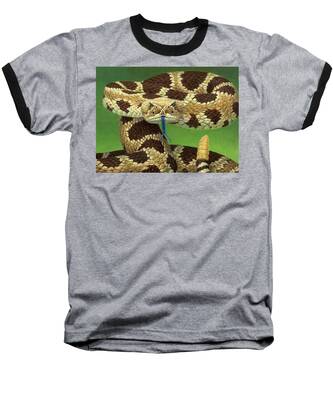 Western Diamondback Rattlesnake Baseball T-Shirts